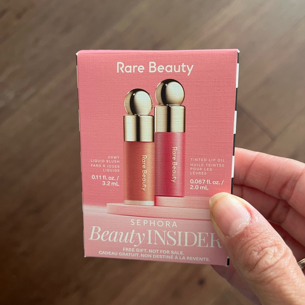 ⛱️2/$40 BNWT Rare Beauty Lip Oil & Blush Duo Birthday Set
